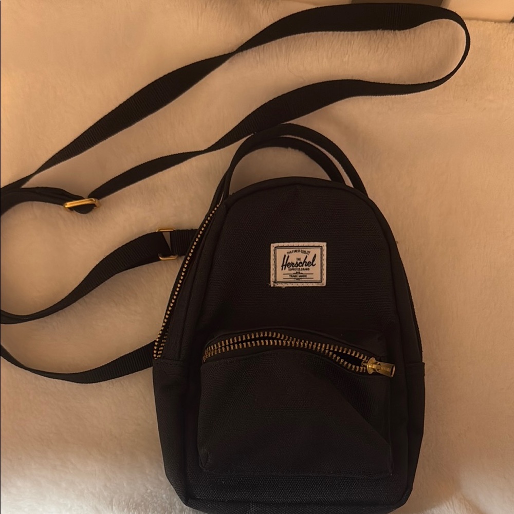 Herschel Black Mini Backpack